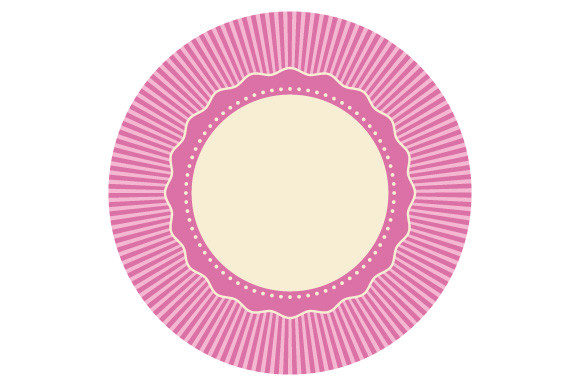 Baby Girl Frame EPS SVG PNG Retro Review