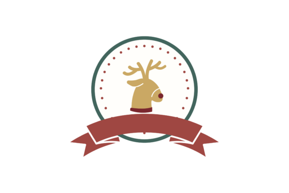 Christmas Stickers Retro - Deer Svg Review