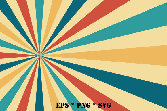 Comic Retro Starburst Sunburst SVG PNG Review