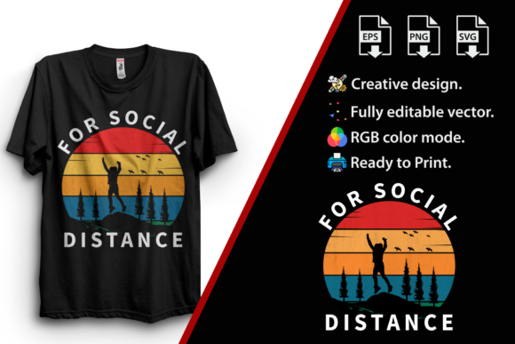 For Social Distance Retro Hiking Svg Review