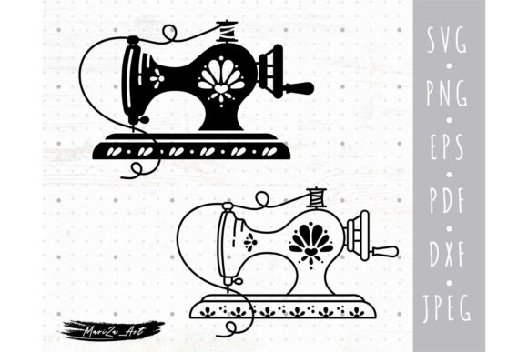 Sewing Machine Retro Style SVG Bundle Review