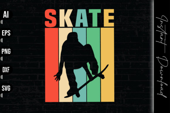 Skate Skateboarder Retro Vintage Embroidery Review