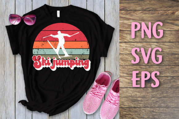 Ski Jumping Retro Vintage Svg File Review