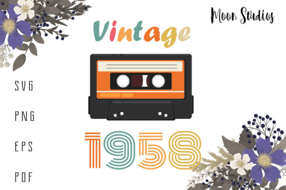 Vintage 1958 Cassette Birthday Man Woman Review