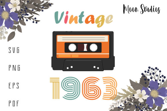Vintage 1963 Cassette Birthday Man Woman