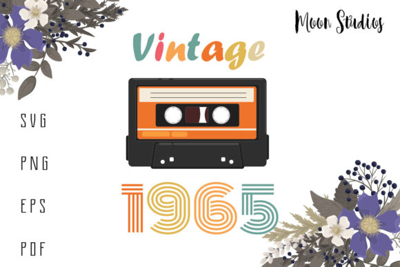 Vintage 1965 Cassette Birthday Man Woman
