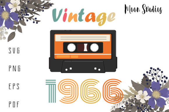 Vintage 1966 Cassette Birthday Man Woman